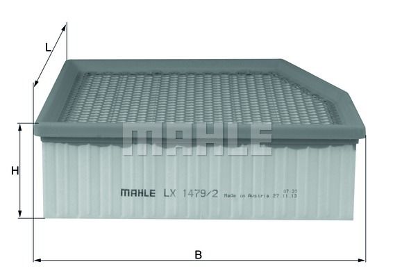 WILMINK GROUP Gaisa filtrs WG1215926